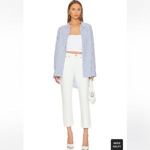 Levi wedgie straight white